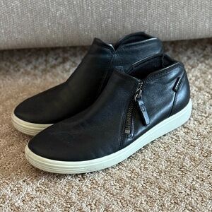Ecco soft 7 Sneakers Women 6 Black Leather